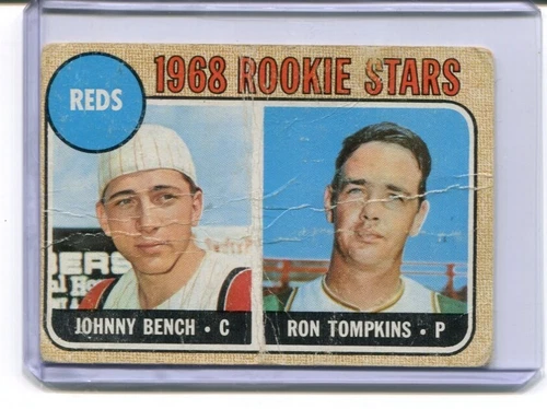 1968 Topps Johnny Bench Rookie Reds #2222222247 PR (b)