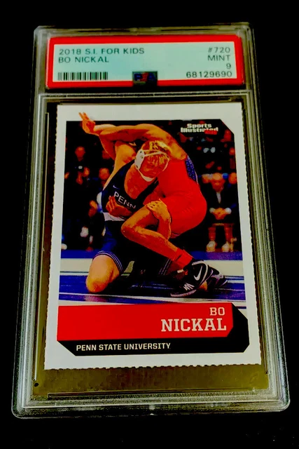 BO NICKAL ROOKIE RARE UFC 2018 PENN STATE SI FOR KIDS MINT PSA 9