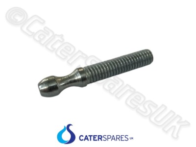 UNIVERSAL BACKOFENTÜRAUFNAHME STIFT 40 MM LANG M6 GEWINDE ERSATZTEIL