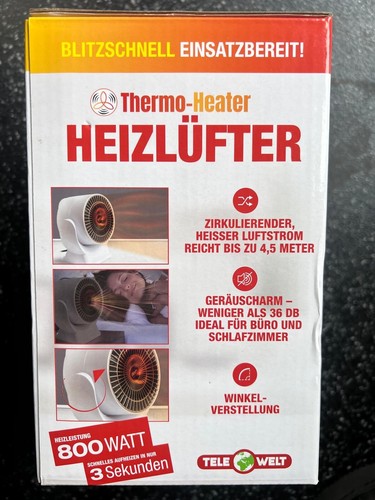 Heizlüfter 800W Super Leise - Bild 2 von 4