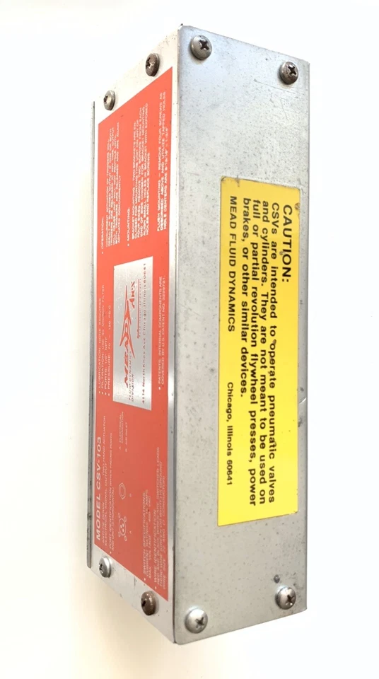 Controle de duas mãos Bimba-Mead CSV-103, para atuação elétrica de válvula solenóide - Imagem 3 de 4