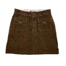 Y2k GAP brown corduroy mini skirt size 14Y