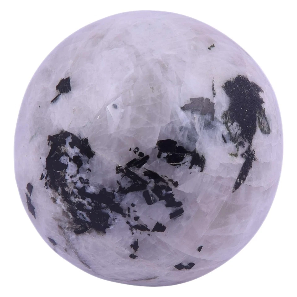 Радужный лунный камень натуральный кристалл Рейки исцеляющий шар ручной работы каменная сфера - Изображение 4 из 4