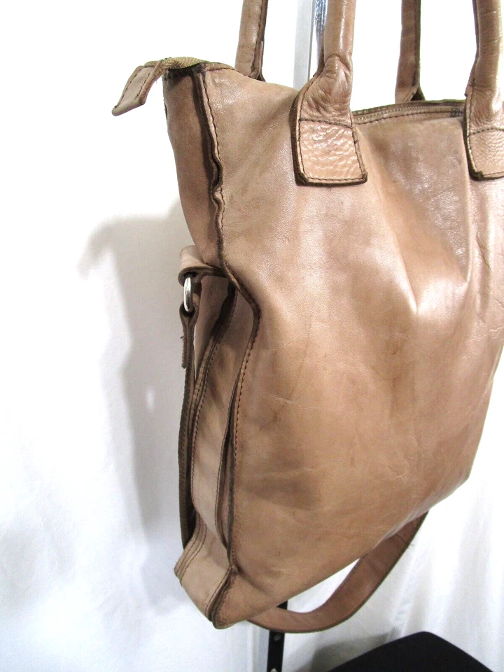 Cowboysbag Large Brown Leather Crossbody Satchel Purse - Image 4 of 4