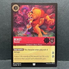 2024 DISNEY LORCANA URSULA'S RETURN BEAST 103/204 FOIL UNCOMMON