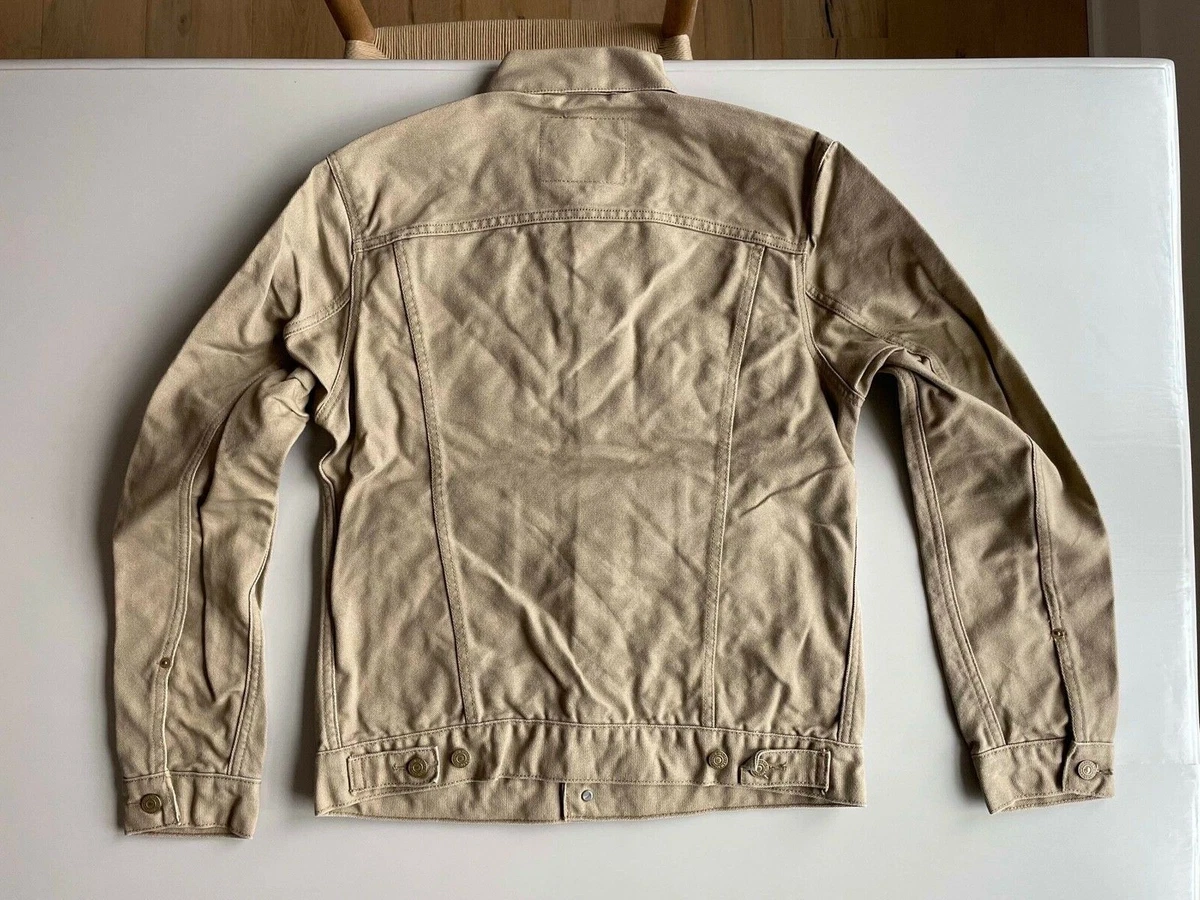 NEW Levi s Men s Trucker Jacket Duck Canvas Denim Khaki
