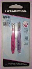 Tweezerman MIni Slant and Point Combo Set - Brand New!