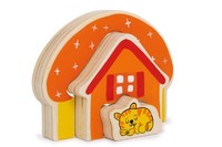 3D Puzzle Katze 3 Tlg. Ca. 12 X 2 X 10 Cm Kleinkindpuzzle Holzpuzzle