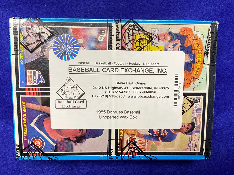 1985 Donruss Baseball Wax Box BBCE Kirby Puckett Roger Clemens Rookie Cards PSA! - Imagem 3 de 4