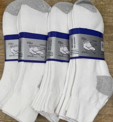 MENS QUARTER SOCKS MADE FROM 90% COTTON 12 PAIRS - Picture 2 of 11