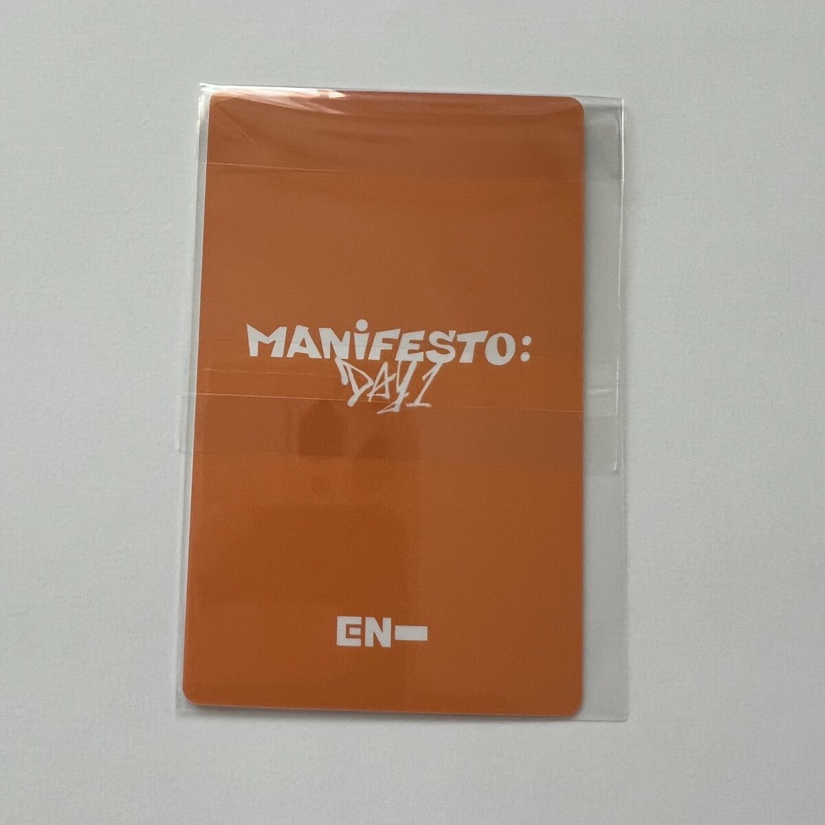 Enhypen Manifesto : Day 1 Japan Limited benefits photo card Enhypen Manifesto : Day 1 Japan Limited benefits photo card