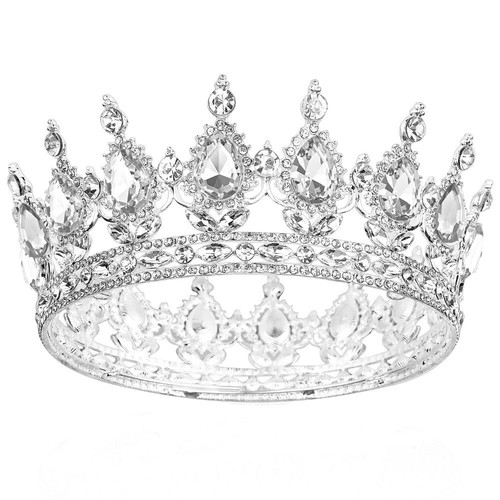 Cosplay Women Tiaras Pageant Crystal Wedding Tiara for Princess Party - Picture 22 of 22
