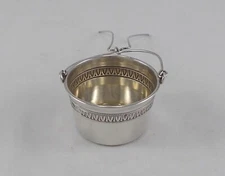 Raro Elegante Colino Tè Stile Liberty Alloro Di 950er Argento, Francia