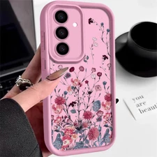 For Samsung S24 S23 S22 S21 Ultra FE A55 A54 Shockproof Silicone Soft Case Cover