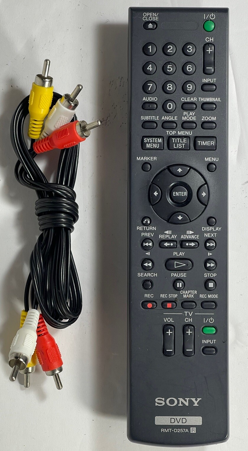 Sony DVD Recorder HDMI Built-In ATSC-NTSC Tuner RDR-GXD455 With Remote Tested