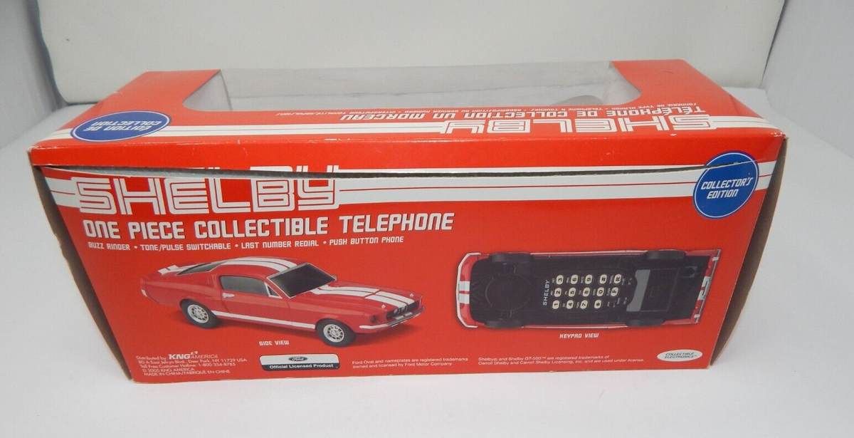 NEW IN BOX SHELBY MUSTANG COLLECTORS TELEPHONE | eBay