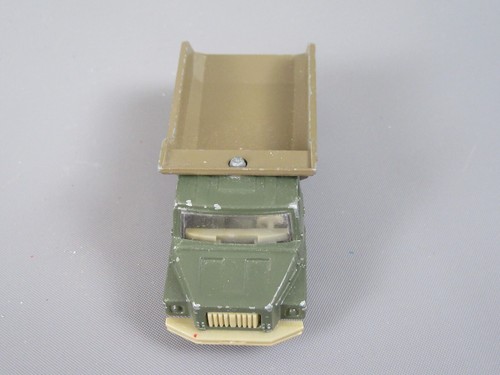 B582 Vintage 1976 Majorette 205 France Scania LS 140 Dump Truck Green 1:100 - Picture 7 of 12