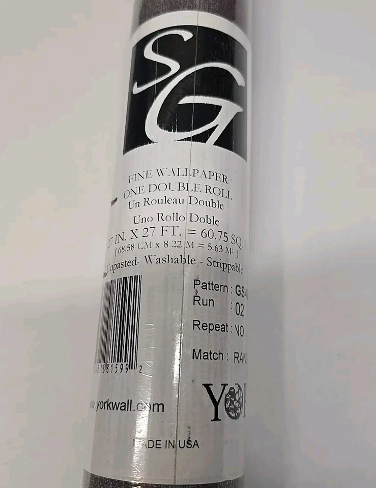 Papel de parede Stacy Garcia Home Moderne Panamá tecido cinza claro 27 polegadas X 27 pés GS4746 - Imagem 2 de 4