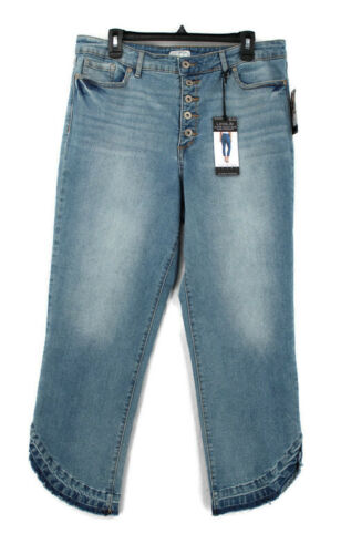 Sofia Jeans by Sofia Vergara SZ 8 Leslie Super High Rise Slim Straight 33 X 26