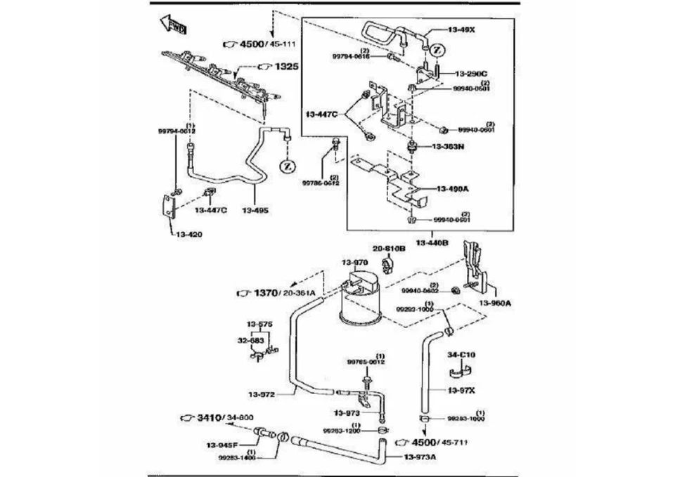 Amortiguador de pulsación MAZDA MPV 00-01 genuino BP4X-20-180 MX-5 MIATA NB 99-05 nuevo JP Foto 3 de 4