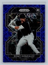 2022 Panini Prizm #197 Romy Gonzalez Blue Velocity Prizm