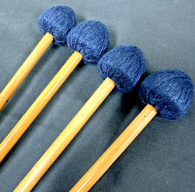 Malletech DS18 Vibraphone Mallets, Dave Samuels, (2 Pairs) Hard, VERY GOOD