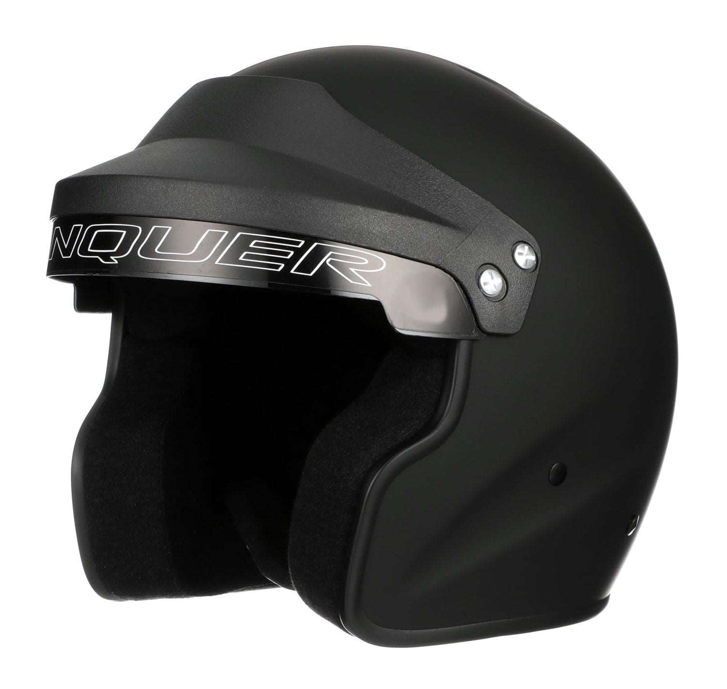 Conquer SA2015 Open Face Helmet | Large Lg | Black | SA 2020 SA2025