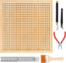 Stained Glass Cutting Mat, 12"x12" Stain Glass Tools and Supplies, Large Cutting