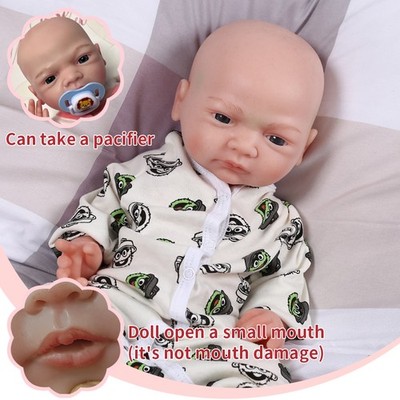 Reborn Baby Doll 17.7 Girl Real Life Full Silicone Handmade Newborn Doll Gift
