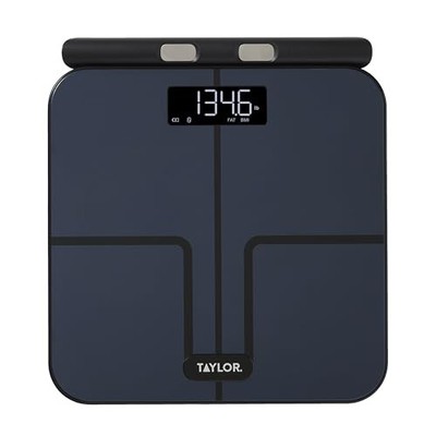 BLACK - TAYLOR SMART TOTAL BODY COMPOSITION SCALE WITH PRECISION HUB APP