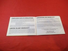 Metal Storm Nintendo NES Instruction Manual Booklet ONLY Metalstorm