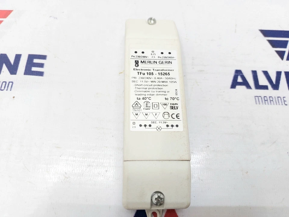 Merlin Gerin/schneider Electric tfu105 Universal Electronic Transformer tfu 105- - Image 3 of 4