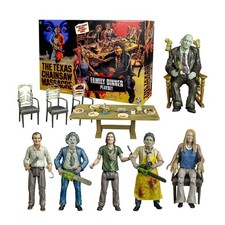 The Texas Chainsaw Massacre (1974) - Dinner Scene Playset with all Chara...