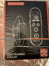 Peachar X200 Dog Training Collar Waterproof 4-Training Modes New sealed