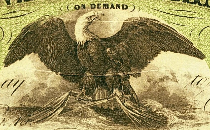 DC $5 WASHINGTON The Government Bank Nov. 15, 1862 PMG 53 AU Haxby DC-255 G6 - Image 2 of 4