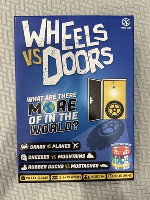 Wheels Vs. Doors Party Game by Format Games Ages 8+