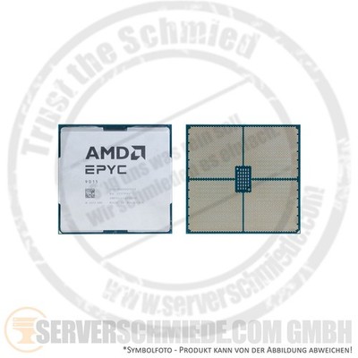 AMD Dell EPYC 9015 8C Server CPU 8x 3,6 GHz 64MB Cache SP5 6096 125W
