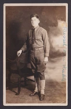 UNITED STATES, RPPC Postcard, The young man