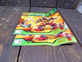 LEGO 9448 Ninjago Samurai Mech 1 & 2 Retired **INSTRUCTION MANUALS ONLY
