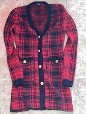 Fashion Nova Women’s Sweater Mini Dress Large Red Black