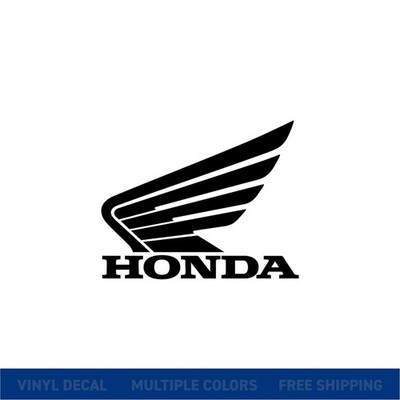Honda Wings Logo Decal | Premium Vinyl Sticker Car Truck Motorcycle