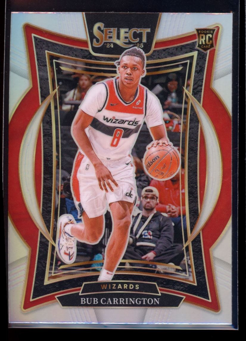 2024-25 Panini Select Silver Bub Carrington Rookie #81