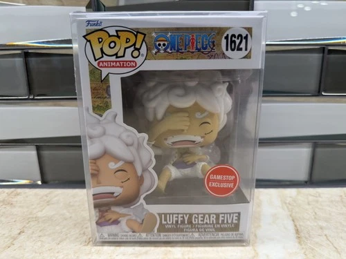 Funko Pop! One Piece Luffy Gear Five Laughing GameStop Exclusive with Protector