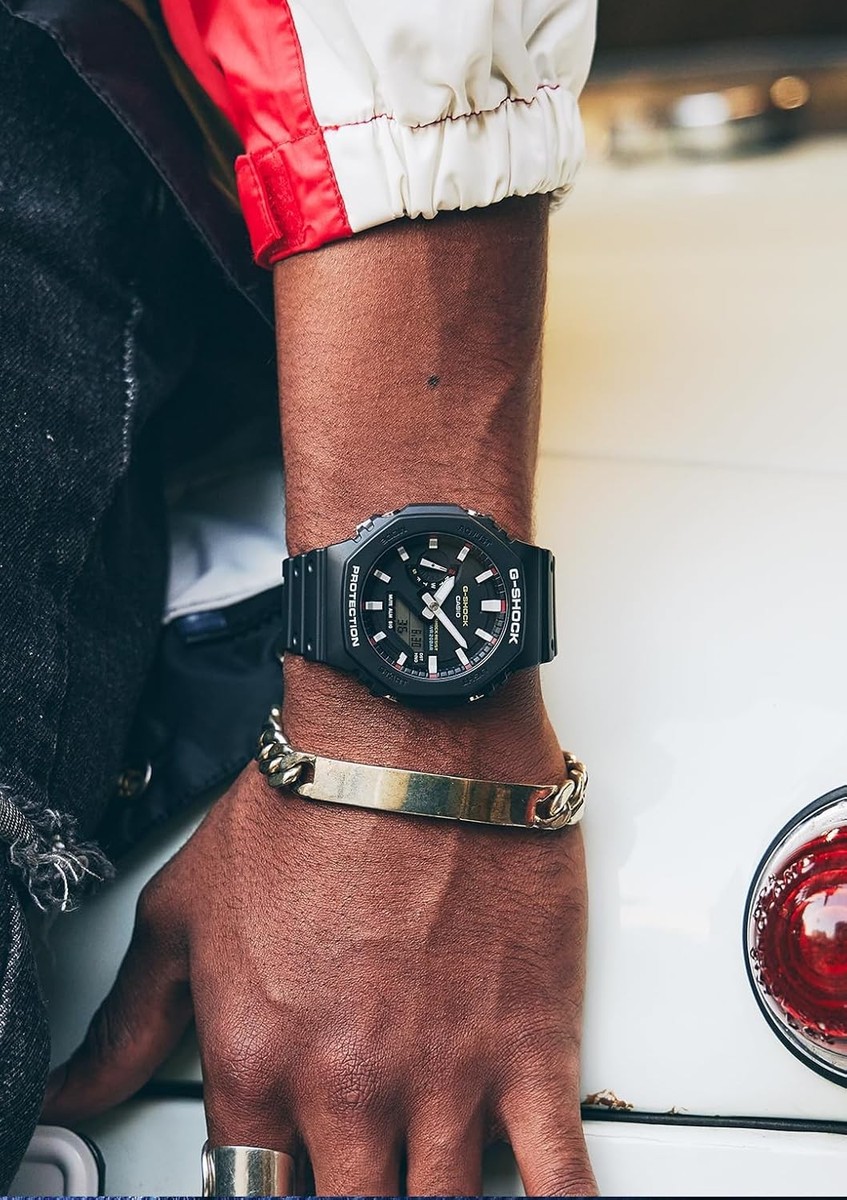 CASIO G-SHOCK GA-2100RL-1AJF Iconic Styles Black Analog Digital