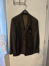Chaps Stretch Sportcoat Size 42R NWT Brown CEYN16PX0533