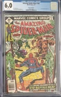 Amazing Spider-Man #166 CGC 6.0 White Pages Lizard Stegron Marvel 1977