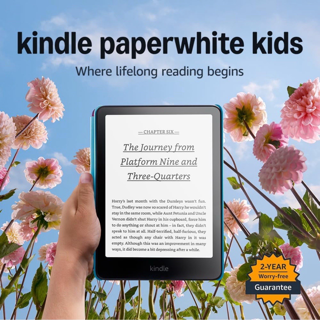 Amazon Kindle Paperwhite Kids Edition Black/11Th Generation/16gb/WiFi/Bundle ✅