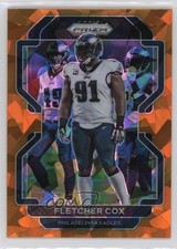2021 Panini Prizm Orange Ice Prizm Fletcher Cox #223 1pz4