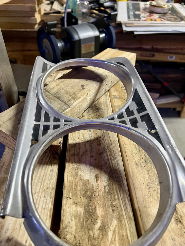 1963 Ford Galaxie molduras de farol baldes farol farol farol guarnição luz de moldagem - Imagem 4 de 4