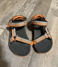 Teva Sandals Child Size 11 Orange  Gray Hurricane XTL Hiking Straps